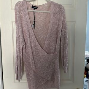 Express knit tunic sweater